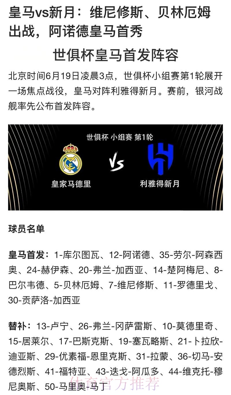 世俱杯H组巡礼:皇马小组出线稳了?三路豪强不答应 世俱杯H组巡礼:皇马小组出线稳了?三路豪强不答应